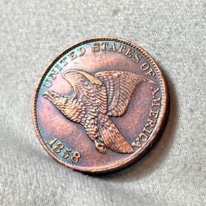 1858 Flying Eagle Cent VG Copy
